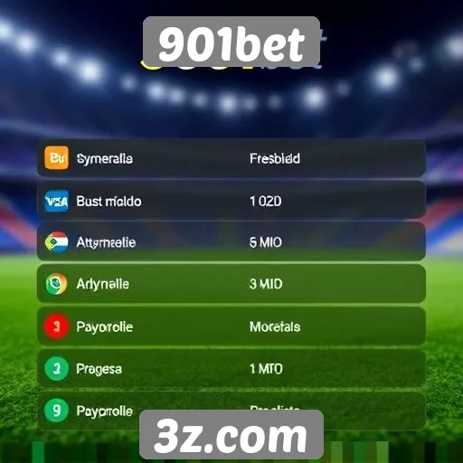 Métodos de pagamento aceitos no 901bet